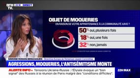 Simone Rodan-Benzaquen (American Jewish Committee): "La France n'est pas un pays antisémite, mais il y a des poches d'antisémitisme au sein de la population française"