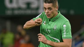 Le joueur de Saint-Etienne, Romain Hamouma