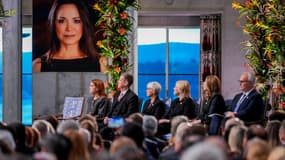 Cérémonie de remise du prix Nobel de la Paix à Maria Corina Machado le mercredi 10 décembre à Oslo