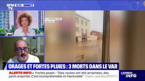 Orages et inondations: "On vit une véritable tragédie", déclare Jean-Laurent Félizia, conseiller municipal du Lavandou (Var)