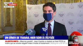 Gabriel Attal assure qu'Emmanuel Macron poursuit son travail à distance