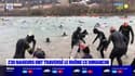 Traversée de Lyon à la nage : 230 nageurs ont sauté à l'eau