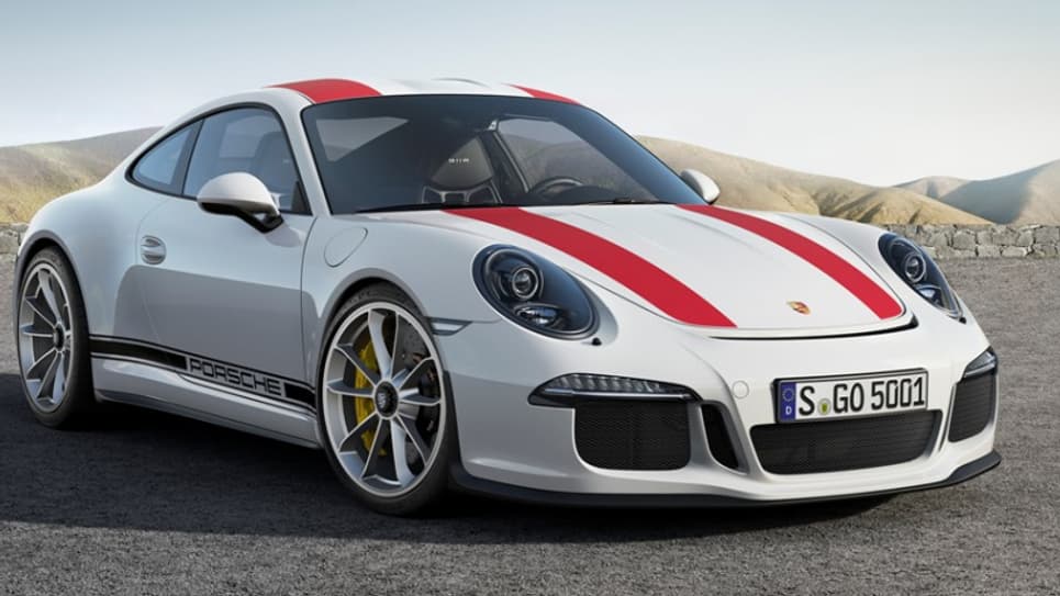 La 911 R est le modèle le plus léger et le plus rapide de la gamme. 
