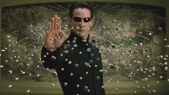 Matrix Reloaded avec Keanu Reeves