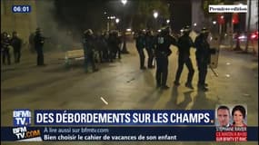 14-Juillet: les images des débordements survenus sur les Champs-Élysées 