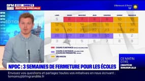 Covid-19: le calendrier de la fermeture des écoles dans le Nord-Pas-de-Calais