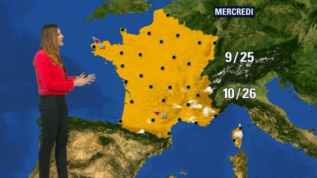 Jeudi après-midi, des températures dignes d'un mois de juillet Jeudi après-midi, des températures dignes d'un mois de juillet