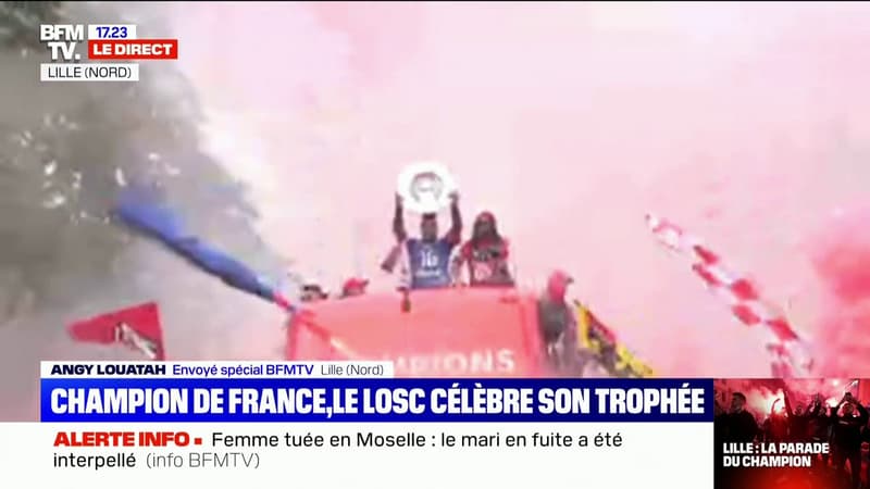 LOSC: l’impressionnante foule à Lille pour célébrer le titre