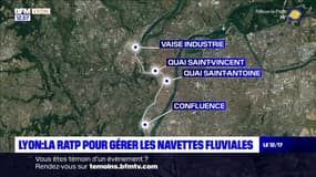 Lyon: la RATP va aussi gérer les futures navettes fluviales