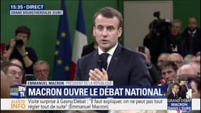 Emmanuel Macron: "Nous pouvons faire du moment que traverse la France une chance"