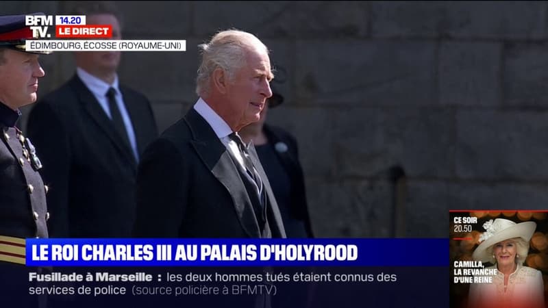 Royaume-Uni: Charles III est arrivé au palais de Holyrood