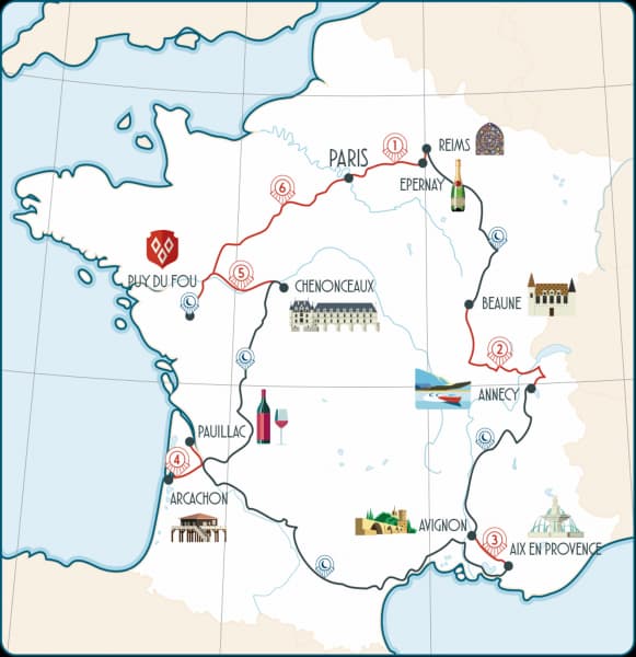 Le tour de France proposé par le Puy du Fou