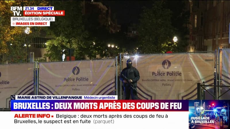 Coups de feu à Bruxelles: Marie-Astrid de Villenfagne, médecin urgentiste intervenue sur les lieux de la fusillade, témoigne sur BFMTV
