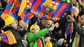 Des supporters de Barcelone