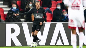 Kylian Mbappé lors de PSG-Brest le 15 janvier 2022