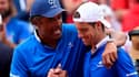 Yannick Noah et Richard Gasquet 