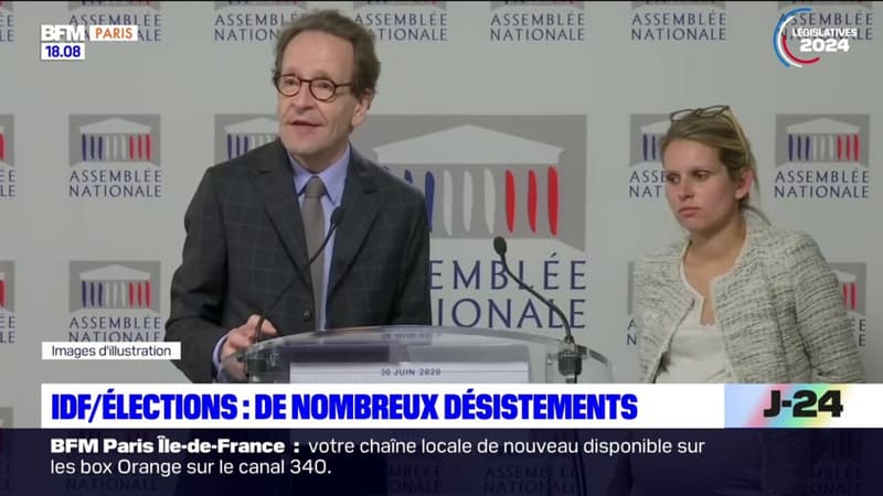 Législatives: de nombreux désistements au second tour en Île-de-France