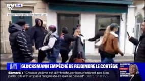 1er-Mai: Raphaël Glucksmann empêché de rejoindre le cortège à Saint-Étienne après des jets de peinture