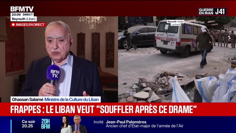 “Il faut que le Liban puisse bénéficier d’un moment de souffle après le grave massacre qu’il a subi”, réclame Ghassan Salamé, ministre de la Culture du Liban