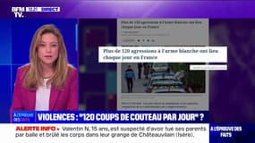 Y'a-t-il "120 coups de couteau par jour" en France, comme l'affirment Éric Zemmour et Jordan Bardella?