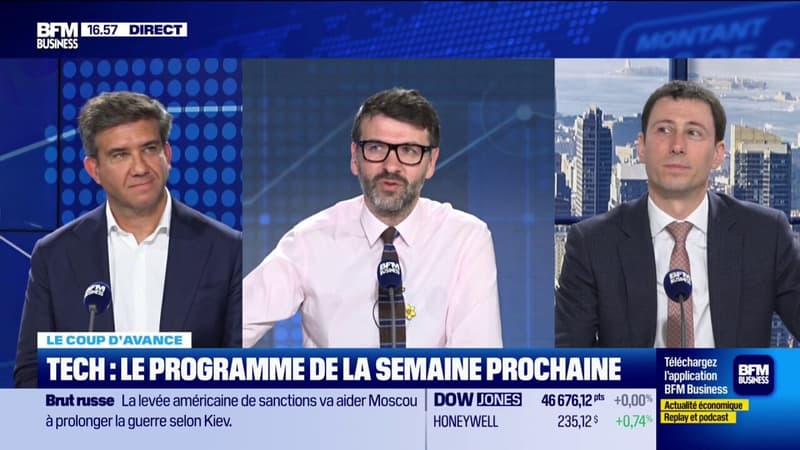 Tech : le programme de la semaine prochaine
