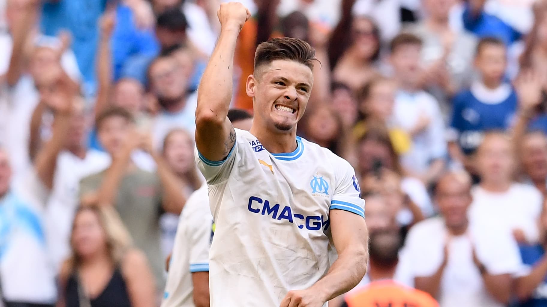 “There are no other clubs,” Vitina assures, that his future is in OM