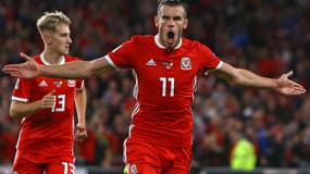 Gareth Bale a marqué le deuxième but du Pays de Galles face à l'Irlande. 