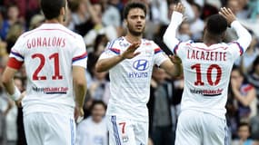 Les joueurs de l'Olympique Lyonnais