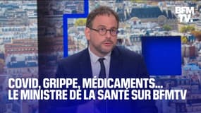 Covid, grippe, pénurie de médicaments... Aurélien Rousseau, ministre de la Santé, invité de BFMTV