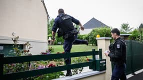 Intervention des forces de police et de gendarmerie à Angers le 4 juillet 2023