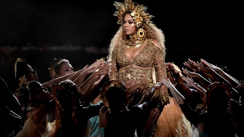 Beyonce lors des Grammy Awards 2017 -