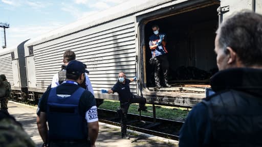 L'équipe d'enquêteurs envoyée par les Pays-Bas a enfin pu examiner les corps des victimes, lundi matin.