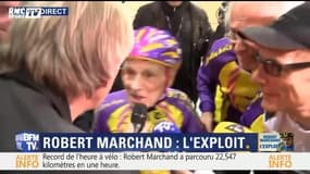 Les premiers mots de Robert Marchand après son record