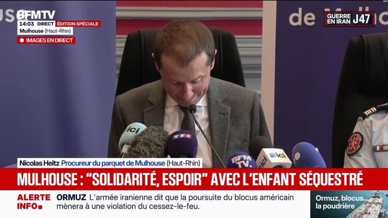 Séquestré dans une camionnette: "l'enfant était sur un monticule de déchet" relate le procureur du parquet de Mulhouse