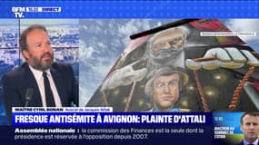 Fresque antisémite à Avignon: "Jacques Attali a décidé de porter plainte", affirme son avocat