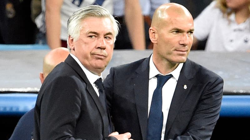 Real Madrid: le bel hommage d'Ancelotti à Zidane