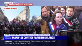 "La jeunesse se met dans la bataille" de la mobilisation contre la réforme des retraites, se réjouit Mathilde Panot 