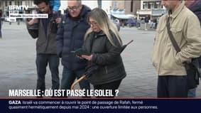 Marseille: la grisaille et la pluie pèsent sur le moral des habitants et des commerçants