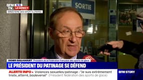 Didier Gailhaguet: "La Fédération et ses cadres techniques ne sont pas un ramassis de prédateurs sexuels ayant le viol pour culture"