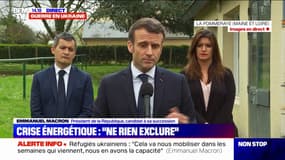 Emmanuel Macron: "Nous allons lancer les démarches diplomatiques visant à offrir une protection" à la journaliste russe Marina Ovsyannikova