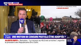 Pierre Cordier (LR): "Je n'exclus rien sur le vote d'une motion de censure qui serait déposée par un autre groupe"