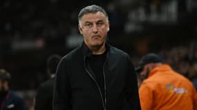 Christophe Galtier avec le PSG le 8 avril 2023