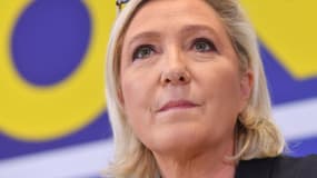 Marine Le Pen en Belgique le 5 mai dernier.