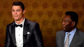 Cristiano Ronaldo et Pelé en 2014