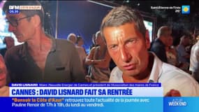 Cannes: David Lisnard fait sa rentrée politique