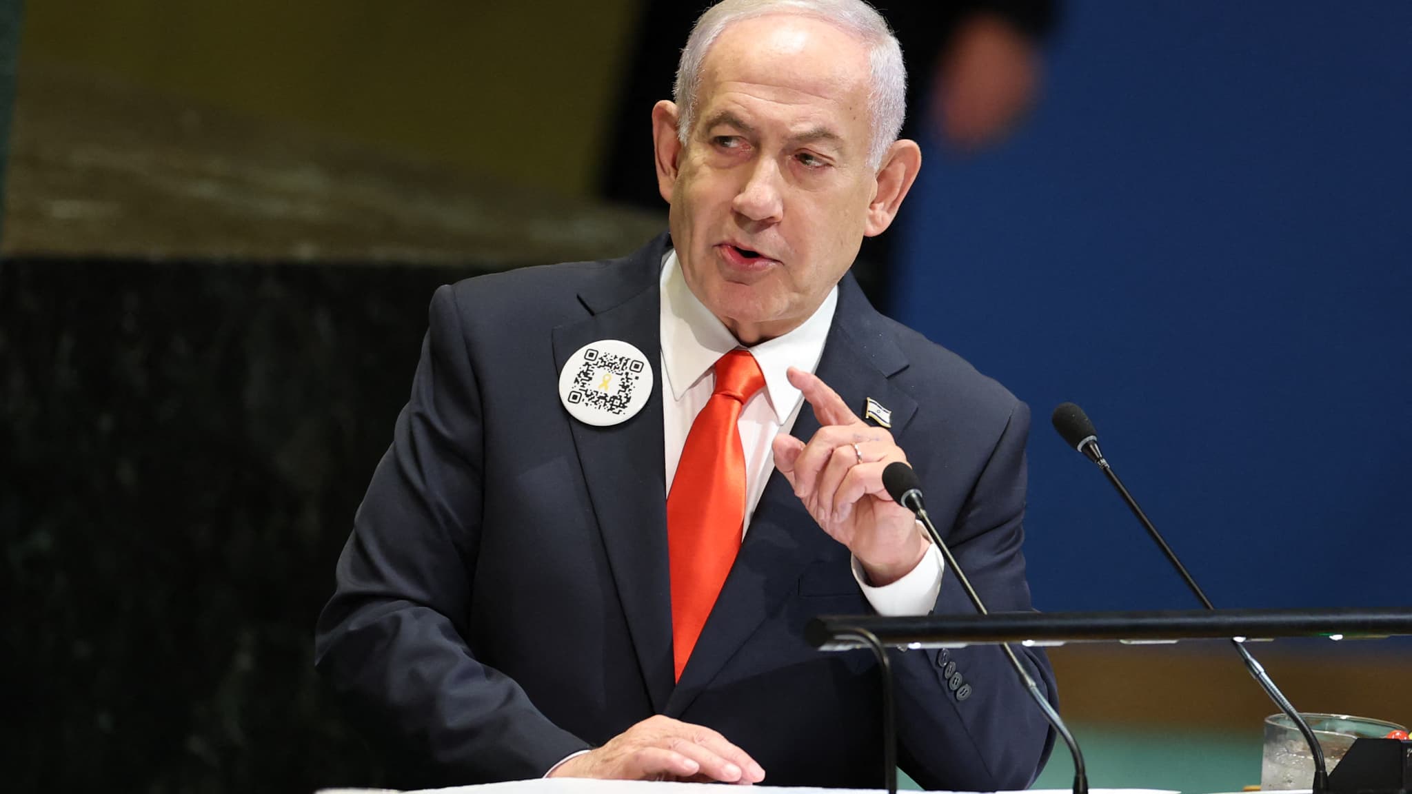 BENJAMIN NETANYAHU AFFIRME DEVANT L'ONU QU'UN ÉTAT PALESTINIEN SERAIT UN "SUICIDE NATIONAL" POUR ISRAËL