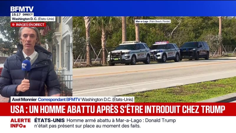 États-Unis: un homme abattu après s'être introduit chez Donald Trump