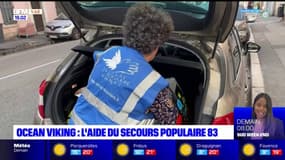 Ocean Viking: l'aide du secours populaire du Var