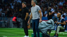 Olivier Dall'Oglio lors de PSG-Montpellier (5-2).