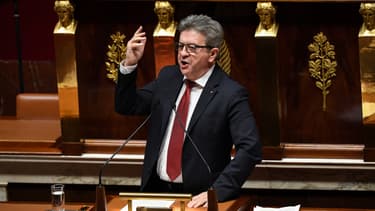 Jean-Luc Mélenchon à l'Assemblée nationale